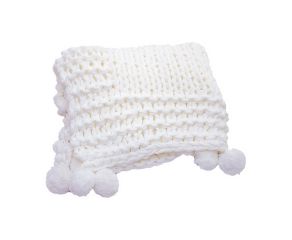manta-tricot-pom-pom-para-decoracao-cama-e-sofa