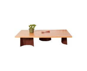 mesa-de-centro-leque-freijo-base-corten