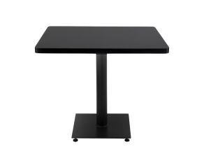 Mesa de Jantar Quadrada Flat Preta