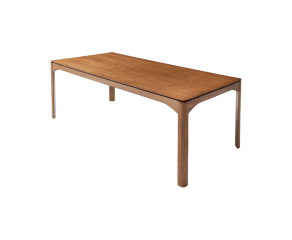 mesa de jantar retangular madeira mel jasper