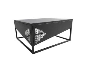 Mesa de Centro Athena - Preto Fosco