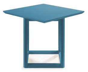 Mesa Lateral Alta Quatar - Azul Claro M50 