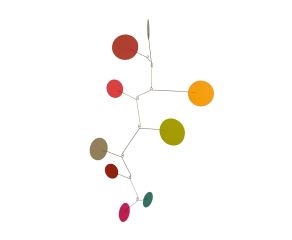 Móbile Círculos Colorido