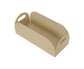 Organizador de Mesa Hibisco cor Areia Design assinado