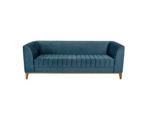 Sofá Petri Velvet - Azul Marinho