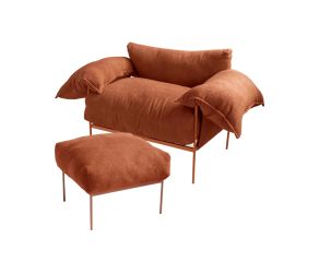 Poltrona Asa Terracota