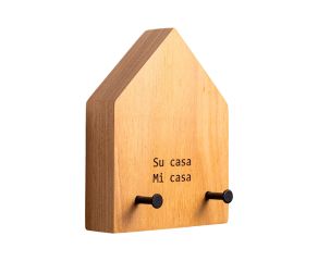 Porta Chaves Casinha de Madeira Mi Casa