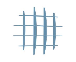 Prateleira Hashtag Grande - Azul Claro M50