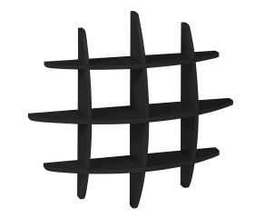 Prateleira Hashtag Média - Preto M24