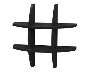 Prateleira Hashtag Pequena  - Preto M24
