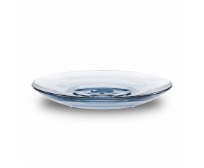 Saboneteira Transparente Droplet Azul