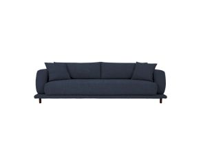 Sofá Estofado Azul Marinho Kilian - Sofá compacto para salas e apartamentos