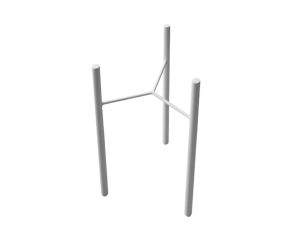 Suporte para Plantas Tripé Rouxinol 25 Alto Branco