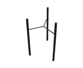 Suporte para Plantas Tripé Rouxinol 25 Alto Preto