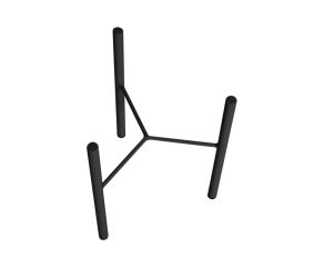 Suporte para Plantas Tripé Rouxinol 25 Baixo Preto