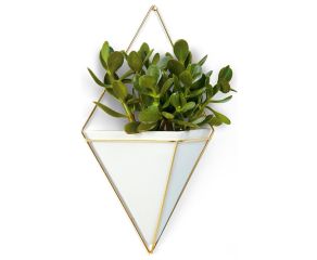 Vaso Trigg Grande Dourado