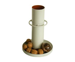 Vaso Quebra-Nozes - Cinza Claro