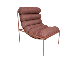 Poltrona Rolos Figo - Base Terracota