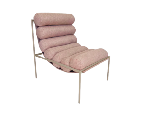 Poltrona Rolos Quartzo - Base Taupe
