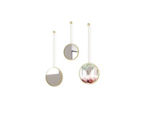 Trio de Espelhos Dima Redondo - Dourado