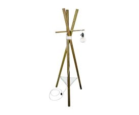 Cabideiro e Luminária Pólipo Escuro