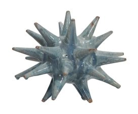 Escultura Ouriço Azul