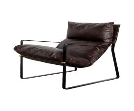 Poltrona Emmet Couro Legítimo