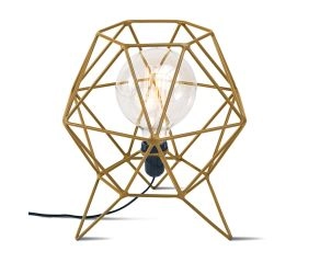 Abajur Coruja Ouro Velho