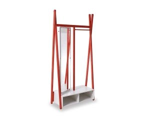 Arara Cabideiro Itaim - Vermelho
