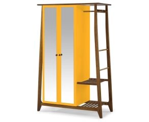Armário Multiuso Floripa 2 Portas - Amarelo M40 