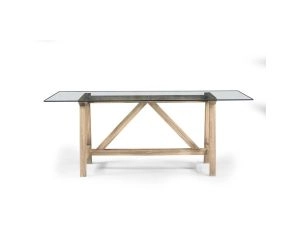Base de Mesa de Jantar Retangular Tomé