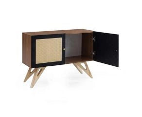 buffet-itaim-2-portas-de-palhinha-freijo-portas-pretas