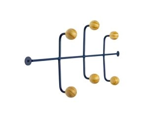 Cabideiro de Parede Madalena Ball Azul