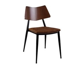 Cadeira Asa - Assento Couro