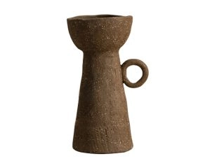 Castiçal Brutalismo Preto