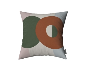 Capa de Almofada Biscoito Fino Circular - Laranja