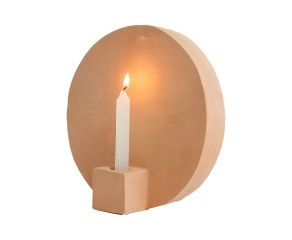 vaso castiçal circulo