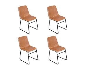 cadeira-axis-eco-leather-caramelo