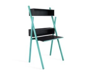 Escrivaninha Itaim - Preta e Azul