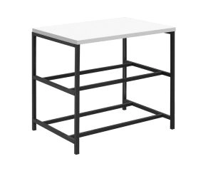 Sapateira Industrial Lazo - Base Preto + Tampo Branco