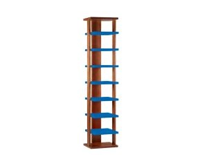 Estante Clarice Azul Náutico Com 7 Prateleiras