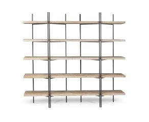 Estante Grid com 5 Prateleiras - Showroom