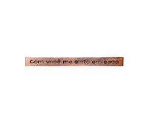 Placa Decorativa Trechos