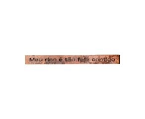 Placa Decorativa Trechos III 