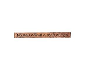 Placa Decorativa Trechos IV 