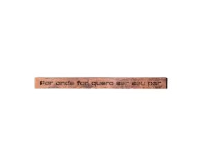 Placa Decorativa Trechos V 