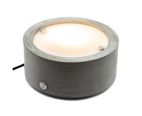 luminária-de-mesa-concreto-base-cinza-claro