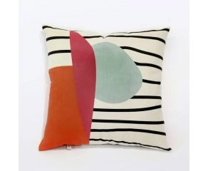 capa de almofada estampada