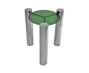 mesa-lateral-loren-inox-vidro-martelado-verde