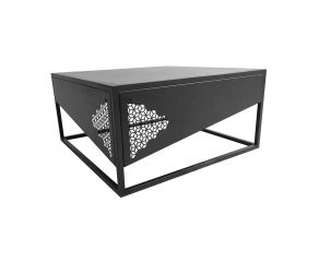 Mesa de Centro Athena - Preto Fosco